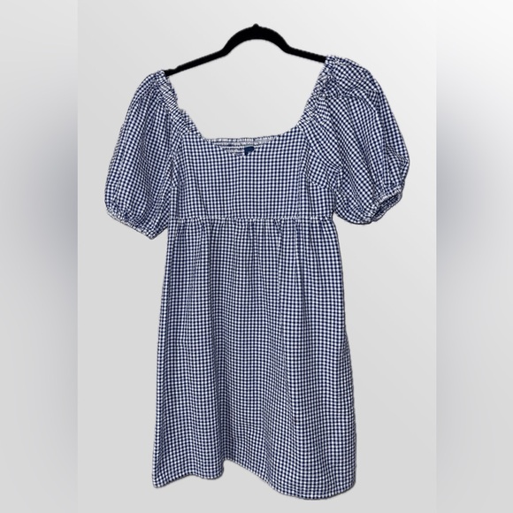 Old Navy Dresses & Skirts - Old Navy Blue and White Gingham XS Dress